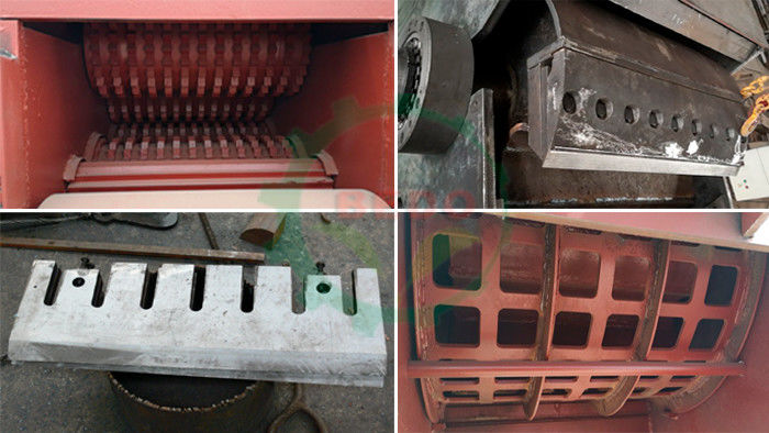 Self Feeding Industrial Drum Wood Chipper Machine 380V 2300*1240*1420mm