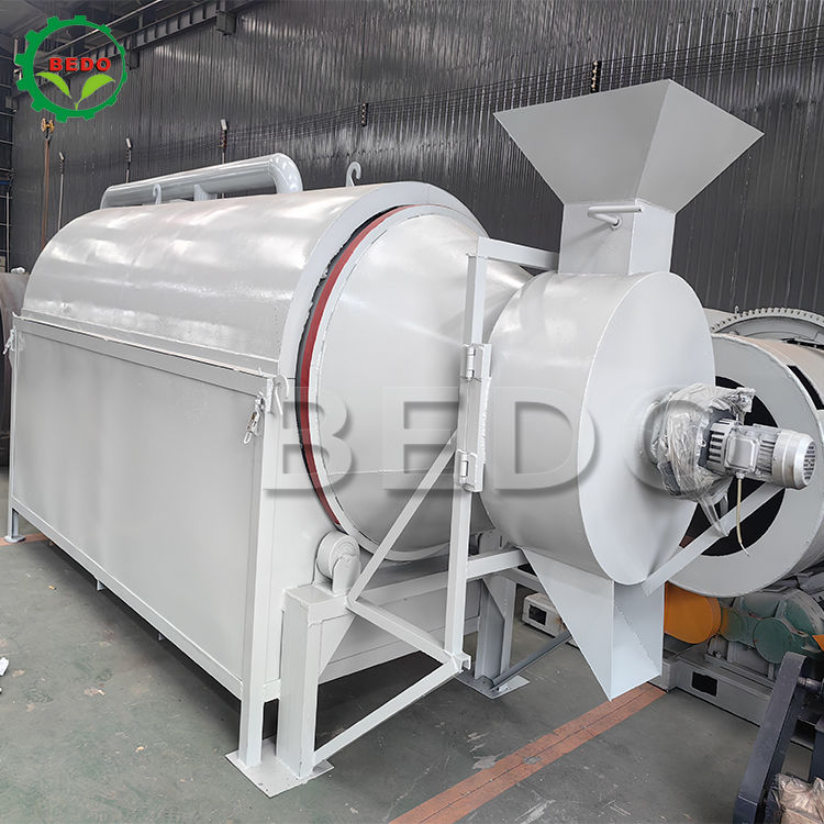 Indirect Heating Rotary Drum Dryer Sawdust Drying Machine For Industrial Use