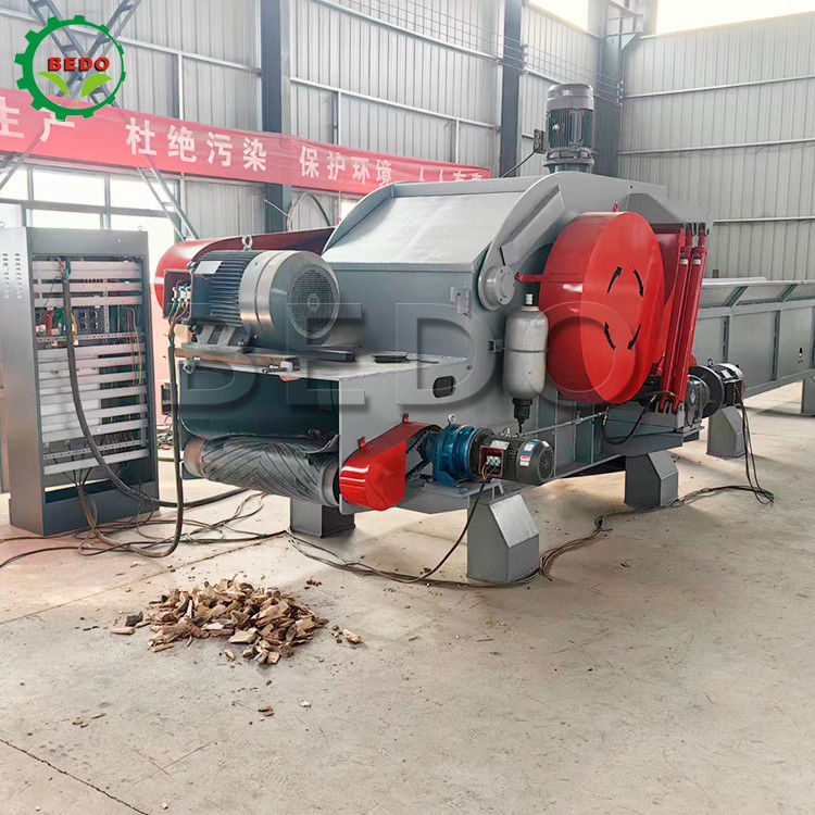 18-25T/H Capacity Wood Crusher Machine Designed With Feeding Motor Power 5.5KW 5.5KW