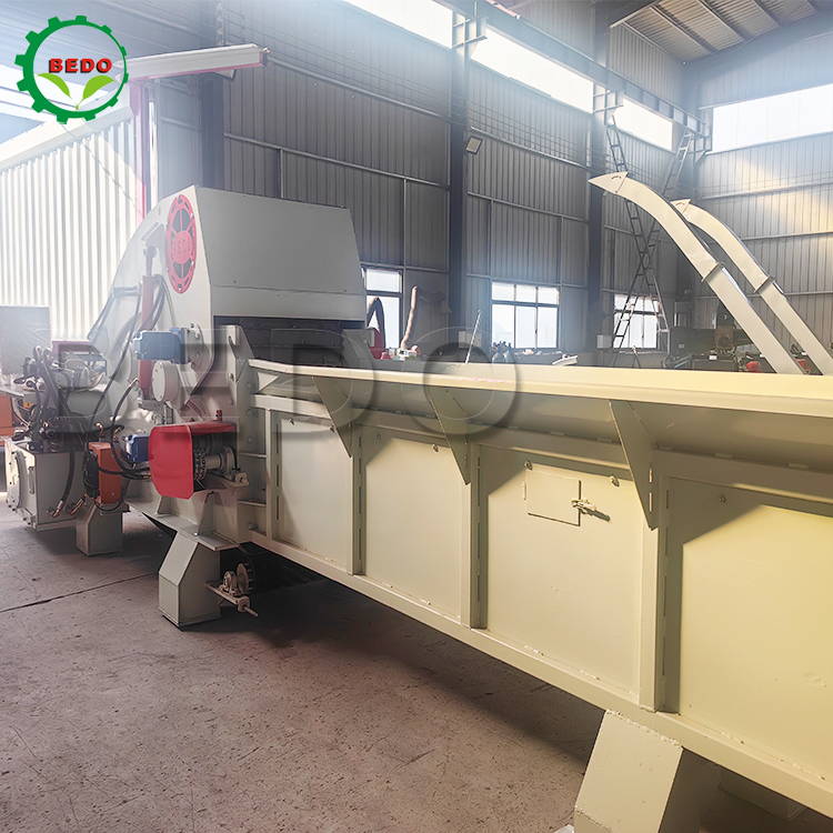 235HP ماشین چوب شیپر 700x400mm ورودی 2pcs تیغه های سنگین وظیفه چوب شیپینگ طبل نوع صنعتی Shredder