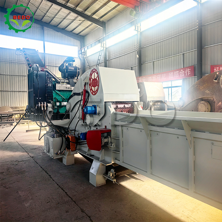 12-15t/h ظرفیت بالا زیست توده CE گواهینامه ماشین چوب شیپر صنعتی نوع طبل تجهیزات خرد کننده