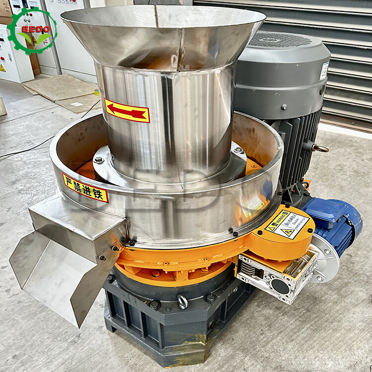 دستگاه گلوله چوبی با کارایی بالا با گچ فولاد ضد زنگ و ظرفیت 500 کیلوگرم در ساعت برای تولید گلوله های زیست توده