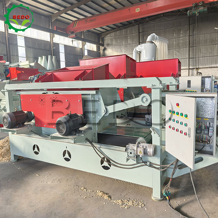 ماشین تراش چوب صنعتی با 7.5kw * 4 قدرت میله اصلی برای 1-2mm تراش ضخامت و 3600r / min سرعت چرخش