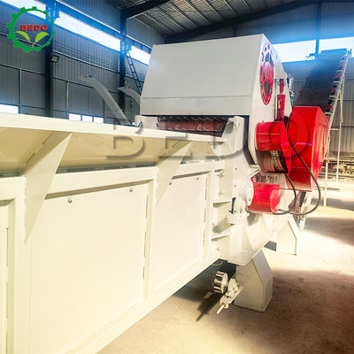 خود تغذیه 235HP ماشین چوب شیپر 700x400mm ورودی سنگین وظیفه شیپینگ صنعتی درام Shredder