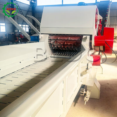 235HP ماشین چوب شیپر 700x400mm ورودی 2pcs تیغه های سنگین وظیفه چوب شیپینگ طبل نوع صنعتی Shredder