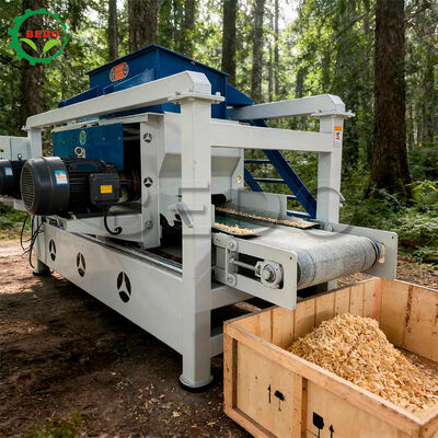 دستگاه تراش چوب با قطر غلتک 125 میلی‌متر، بدنه اصلی فولاد کربن و توان 7.5 کیلووات 2 شفت اصلی، ایده‌آل برای تراش مواد چوبی